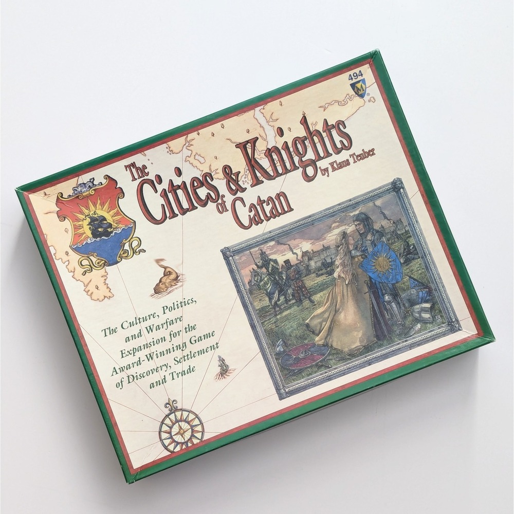 Cities and Knights of Catan Mayfair #494 Expansion Vintage COMPLETE